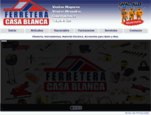 Tablet Screenshot of ferreteriascasablanca.com
